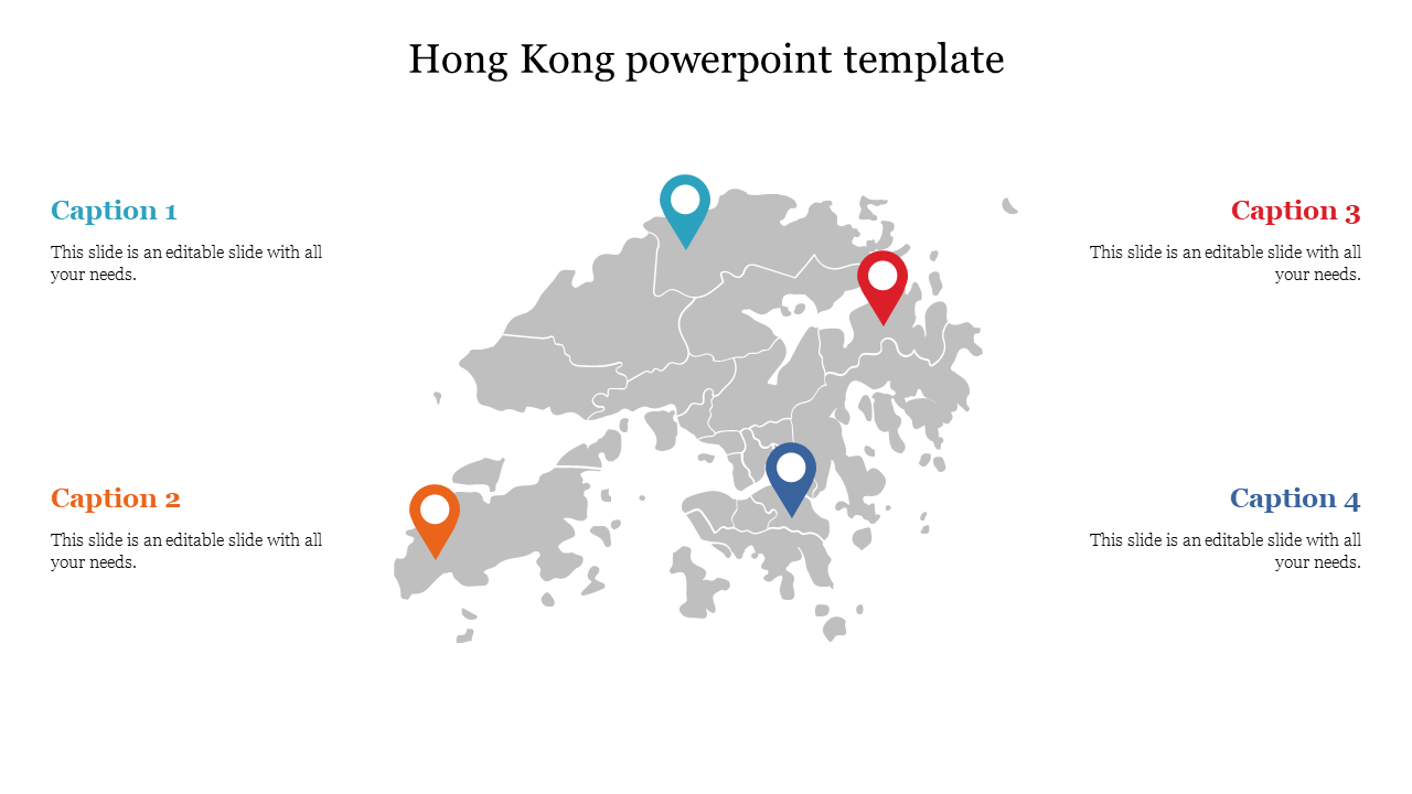 Best Hong Kong PowerPoint Template For Presentation